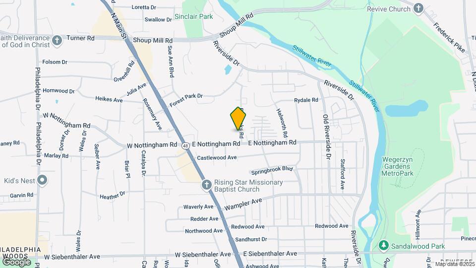 4313 Fair Oaks Rd Map and Location Details