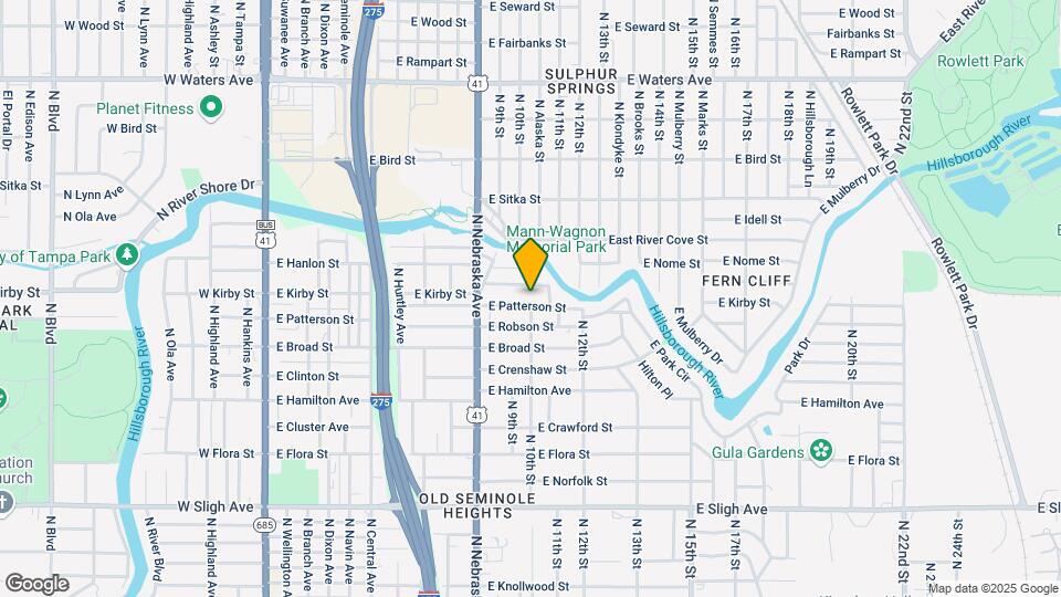 922 E Patterson St Map and Location Details
