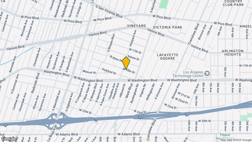 4550 W 18th St Map and Location Details