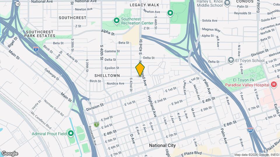 4261 Eta St Map and Location Details