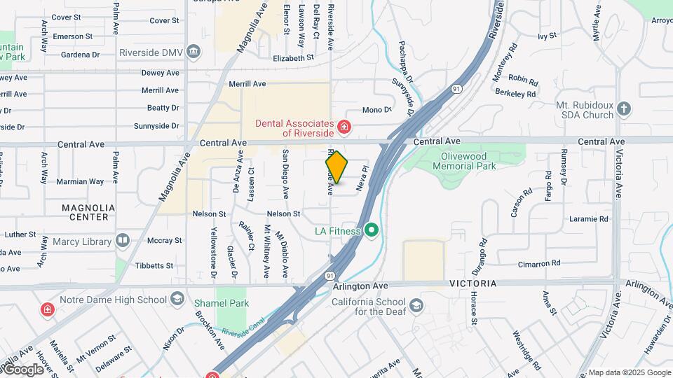 6386 Riverside Ave Map and Location Details