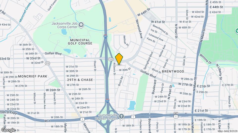 842 W 31st St Map and Location Details