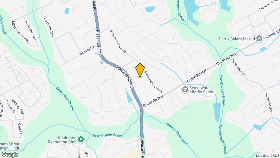 3582 McClaren Way Map and Location Details