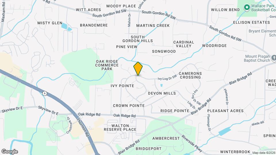 6712 Ivy Log Dr SW Map and Location Details