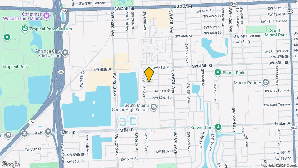 6871 SW 50th Terrace Map and Location Details