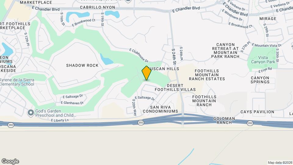 2106 E Briarwood Terrace Mapa y Detalles de la Ubicación