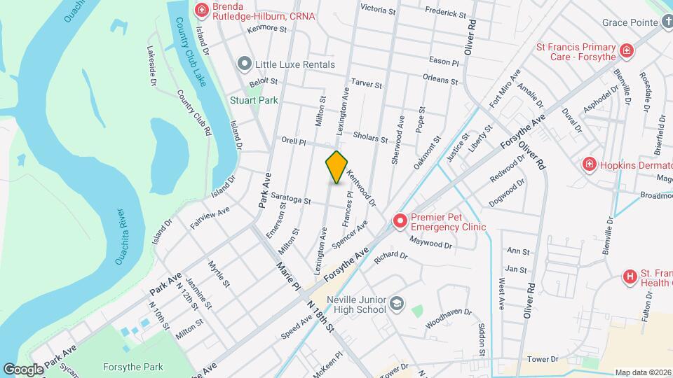 1706 Lexington Ave Map and Location Details