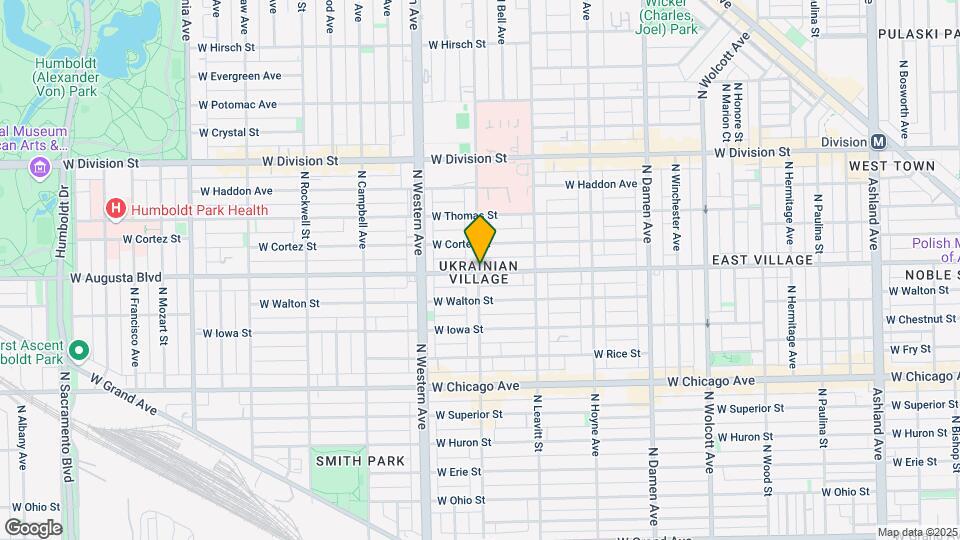 1002 N Oakley Blvd Map and Location Details