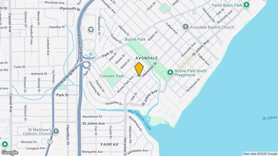 3867 Herschel St Map and Location Details