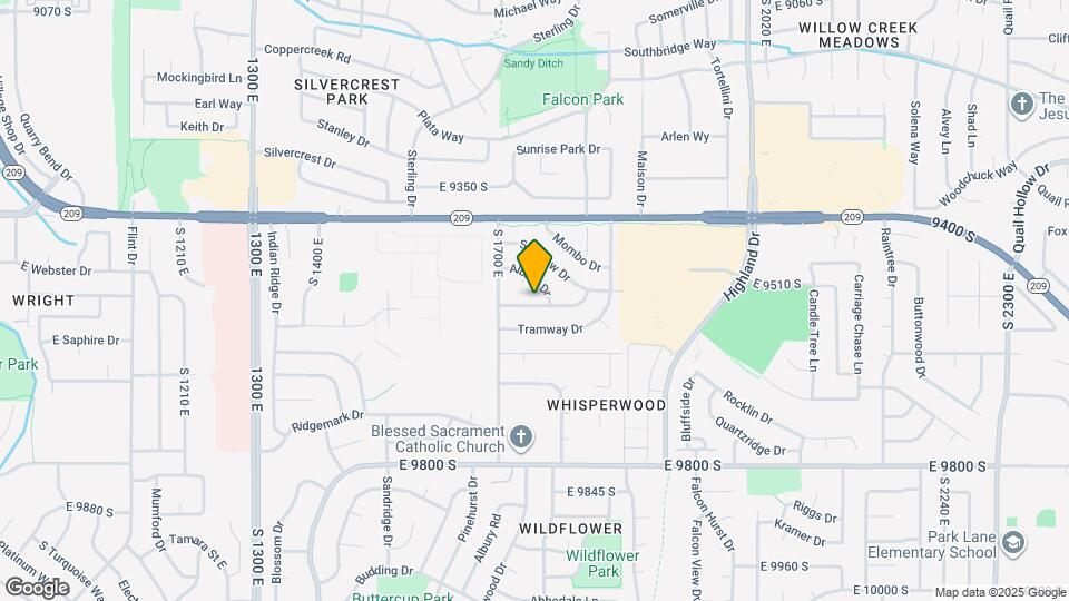 1747 E Sugarloaf Dr Map and Location Details