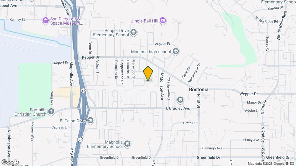 1251 Bates Ln Map and Location Details