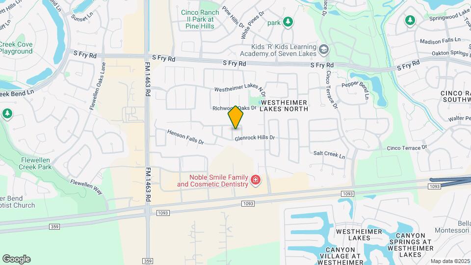 6315 Denison Oaks Dr Map and Location Details