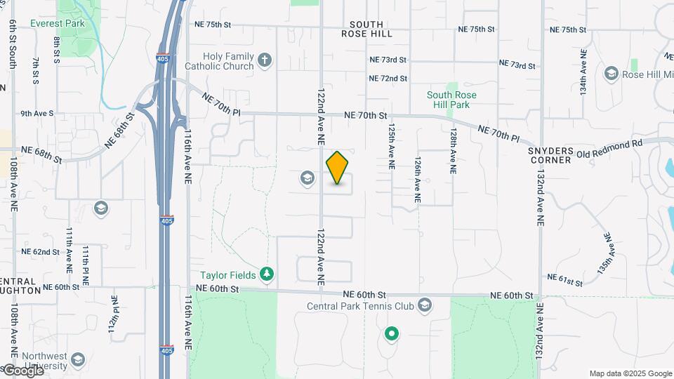 12218 NE 66th St Map and Location Details