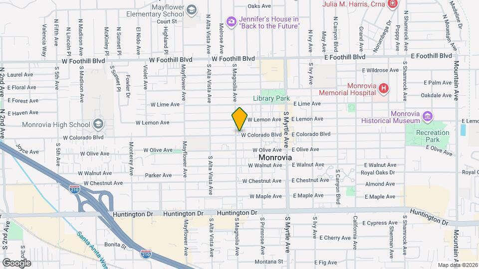 239 W Colorado Blvd, Unit 3 Mapa y Detalles de la Ubicación