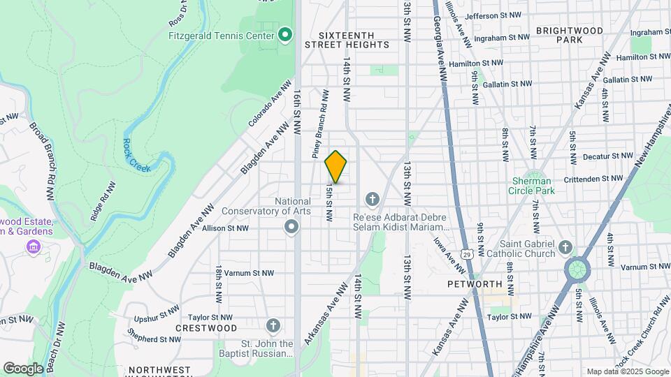 1426 Crittenden St NW Map and Location Details