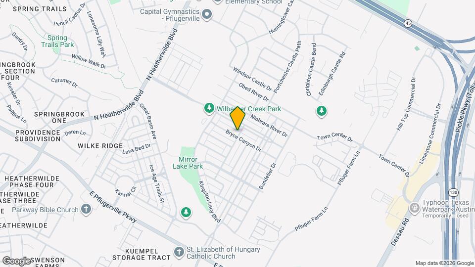 820 Bryce Canyon Dr Map and Location Details