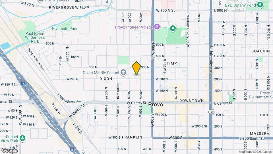 630 W 200 N Map and Location Details