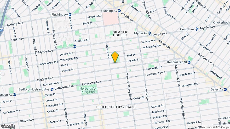 236 Pulaski St Map and Location Details