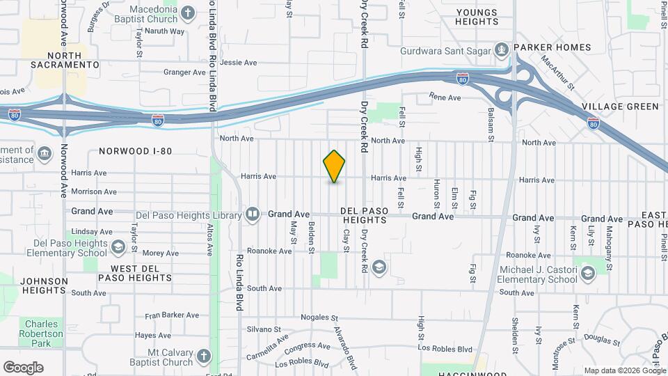 3822 Haywood St Map and Location Details