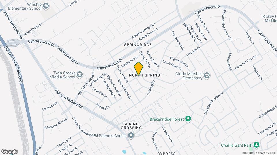 24050 Spring Briar Ln Mapa y Detalles de la Ubicación