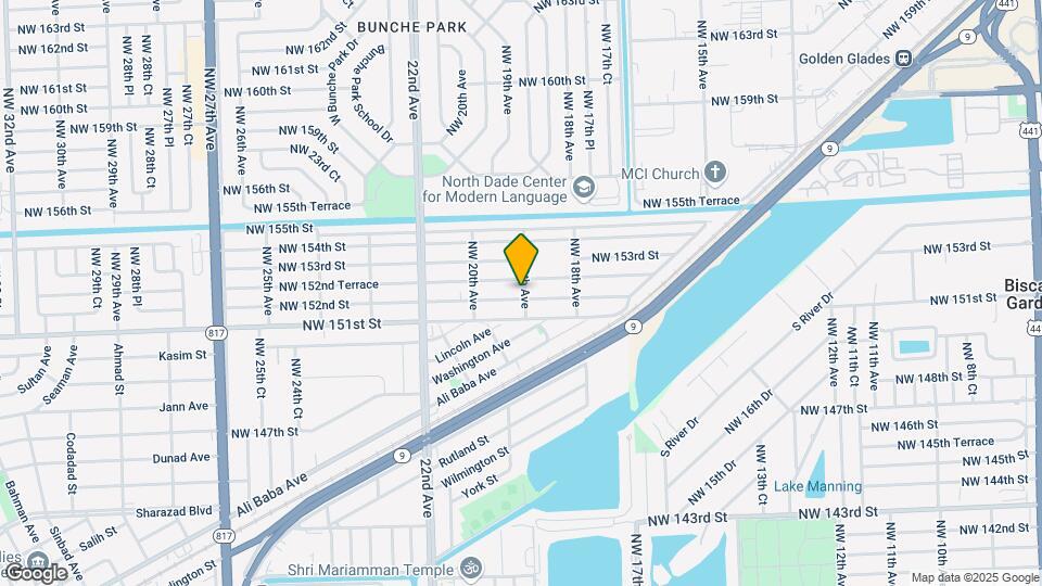 1901 NW 152nd St Map and Location Details