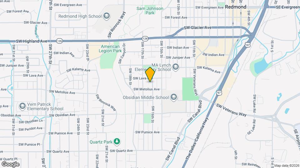 1618 SW Lava Ave Map and Location Details