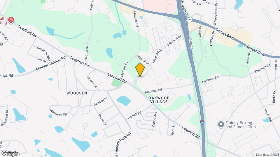 234 Chestnut Oak Ln Map and Location Details