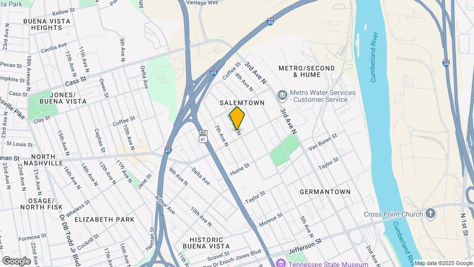 1701 6th Ave N Map and Location Details