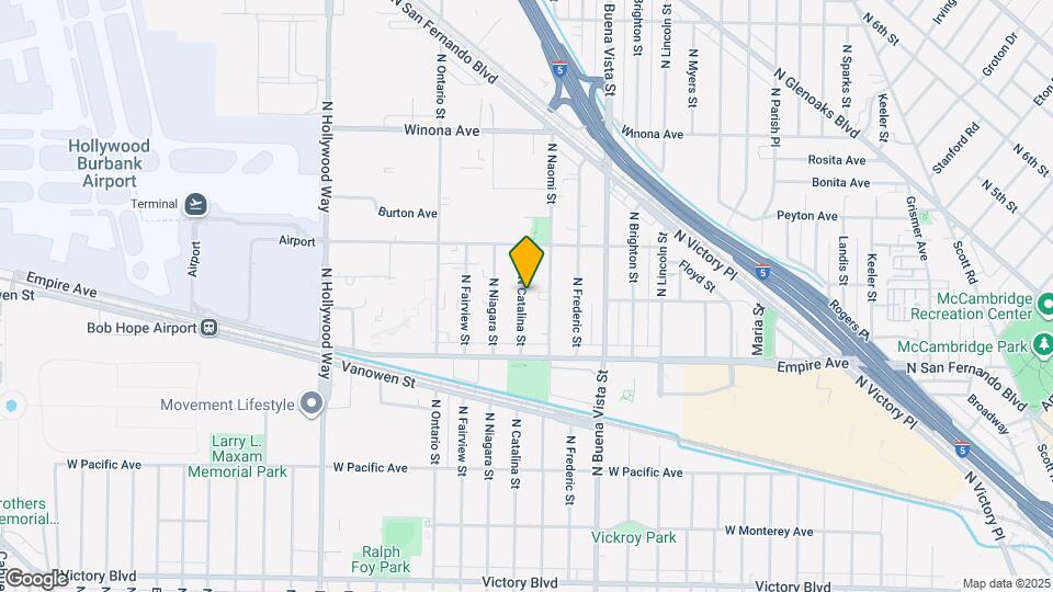 2255 N Catalina St Map and Location Details
