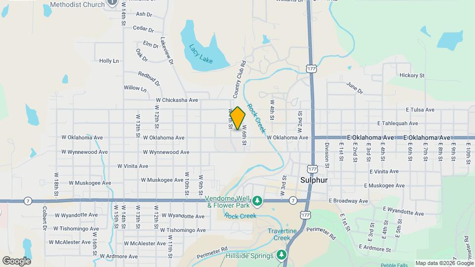 616 W Oklahoma Ave Map and Location Details
