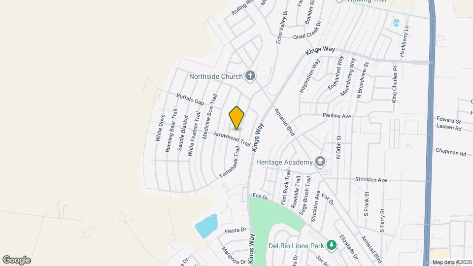 119 Tomahawk Trail Map and Location Details