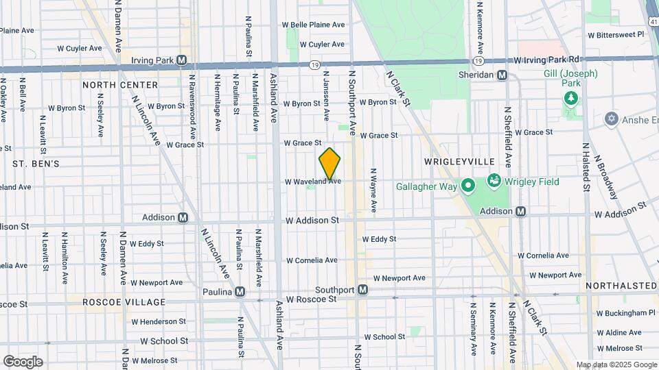 1441 W Waveland Ave Map and Location Details