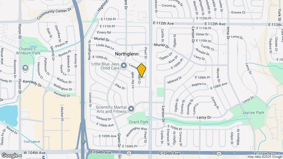 10844 Pearl Ct, Unit The Owl's Nest Map and Location Details