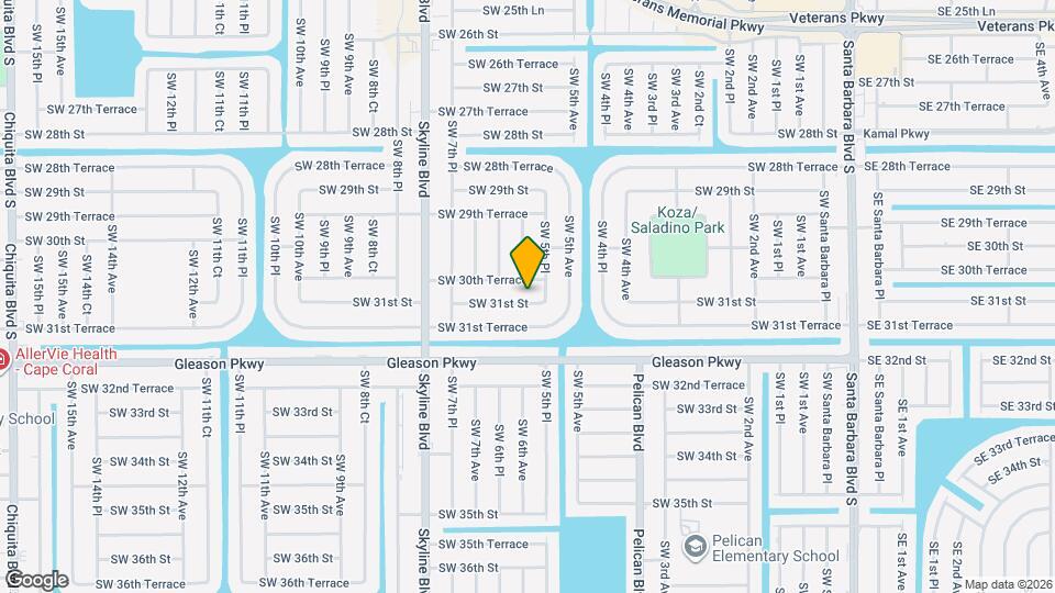 523 SW 31st St Map and Location Details