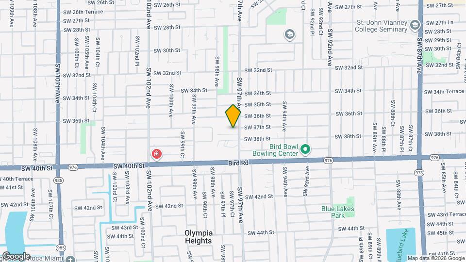 9721 SW 37th Terrace Map and Location Details