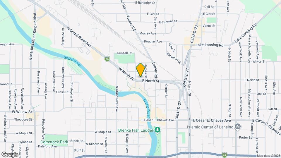117 E North St Map and Location Details