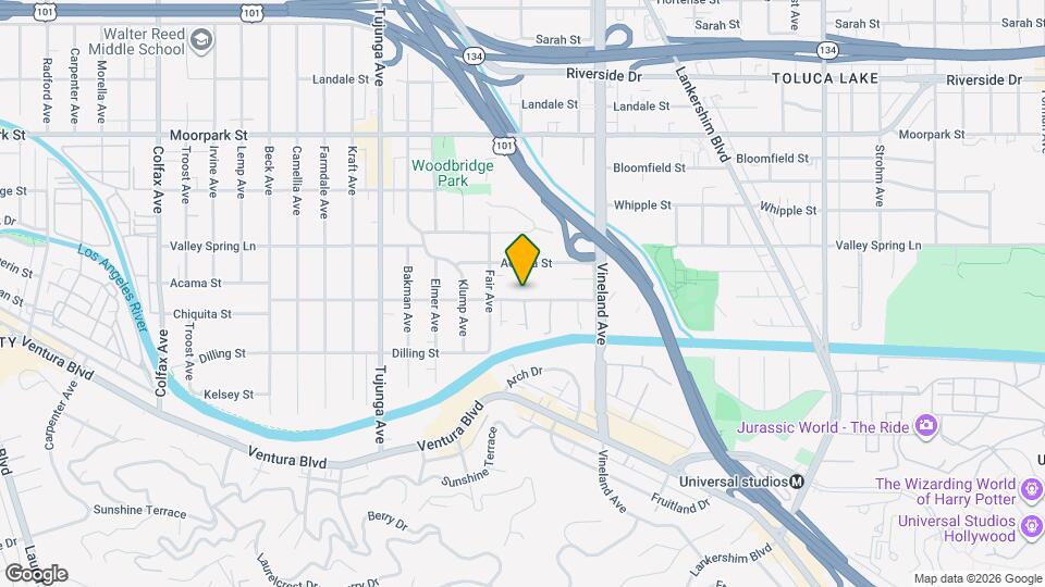 11143 Aqua Vista St, Unit 04 Mapa y Detalles de la Ubicación