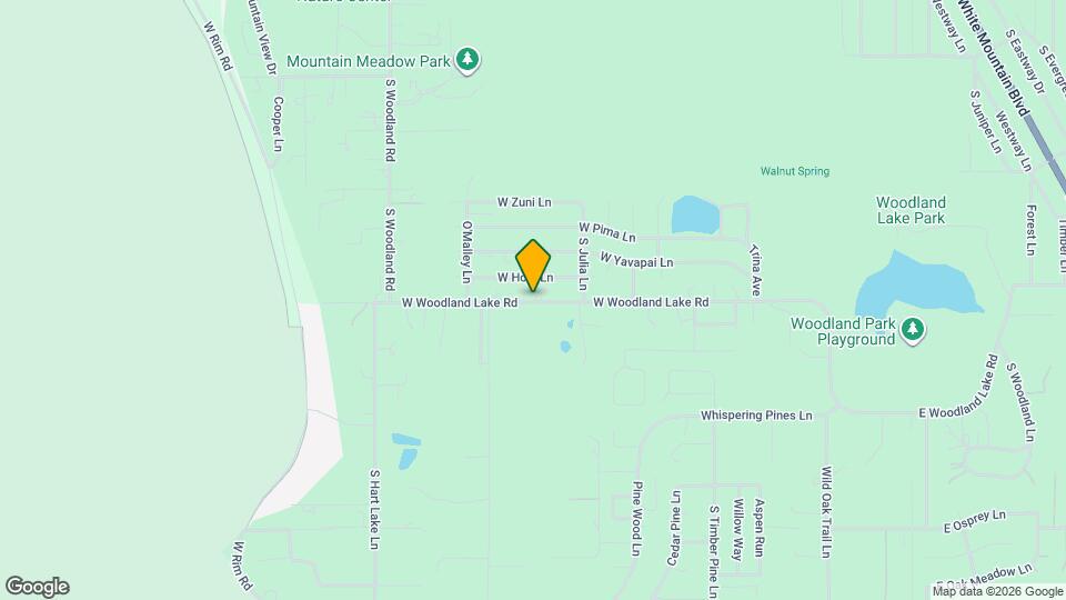 1110 W Woodland Lake Rd Map and Location Details