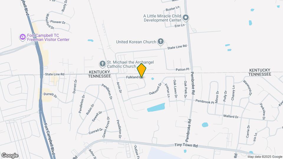 541 Falkland Cir Map and Location Details