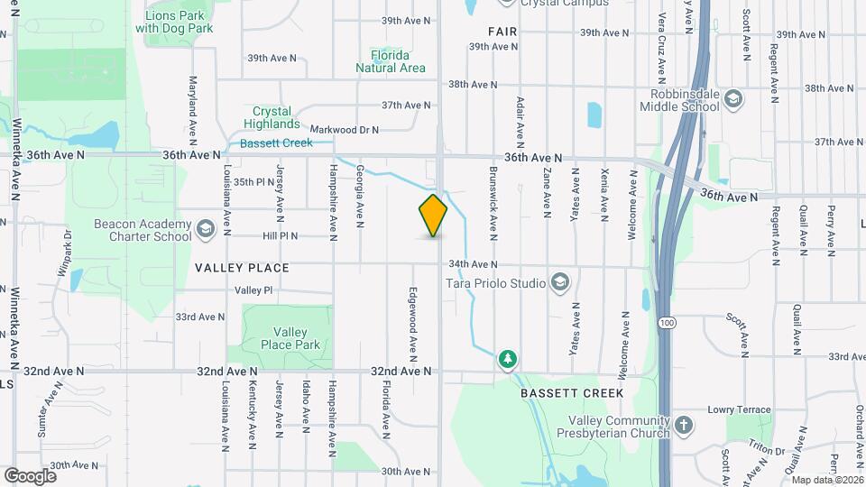 3413 Douglas Dr N Map and Location Details