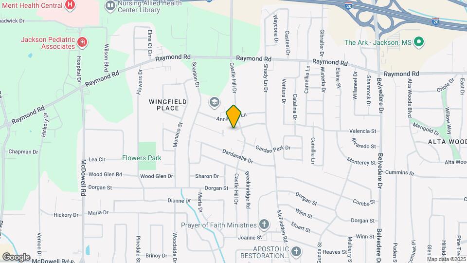 1219 Shalimar Dr Map and Location Details