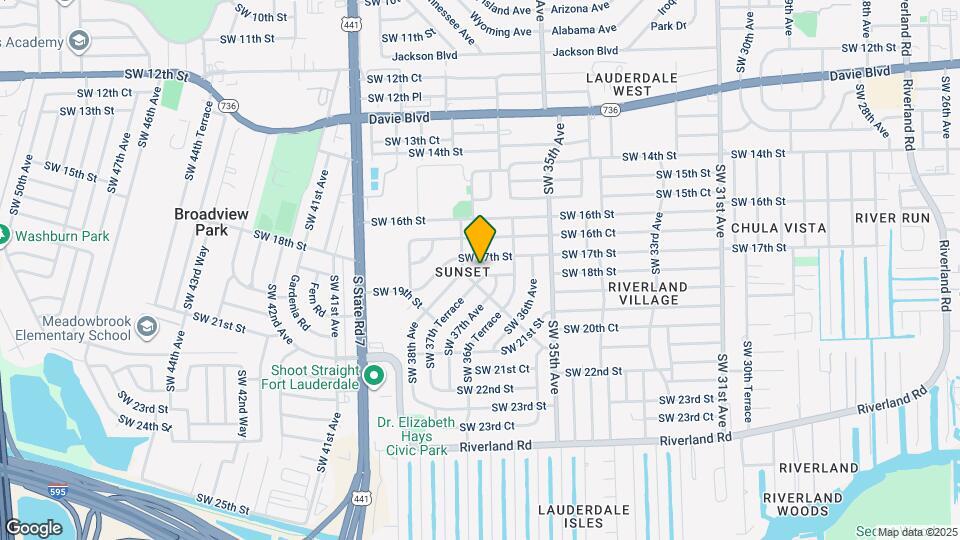 3761 SW 18th St Map and Location Details