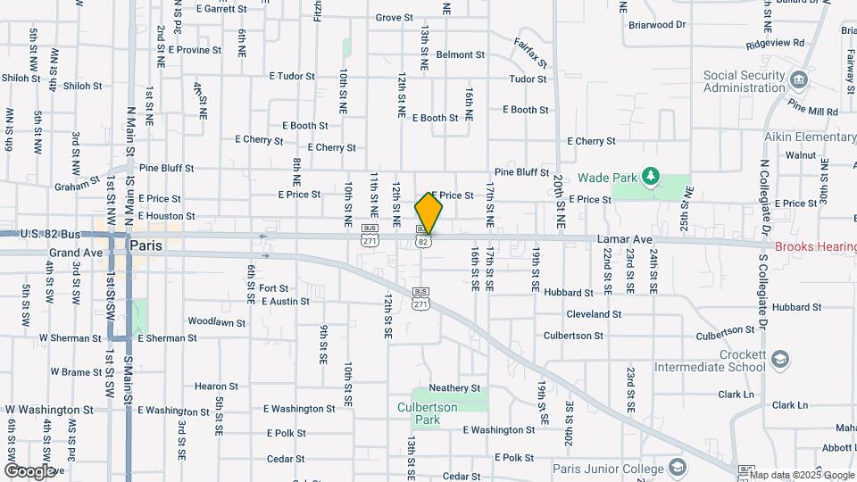 1304-1308 Lamar Ave Mapa y Detalles de la Ubicación