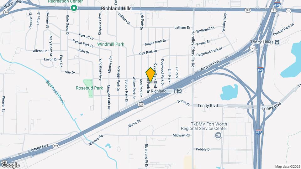 2728 Birch Park Dr Map and Location Details