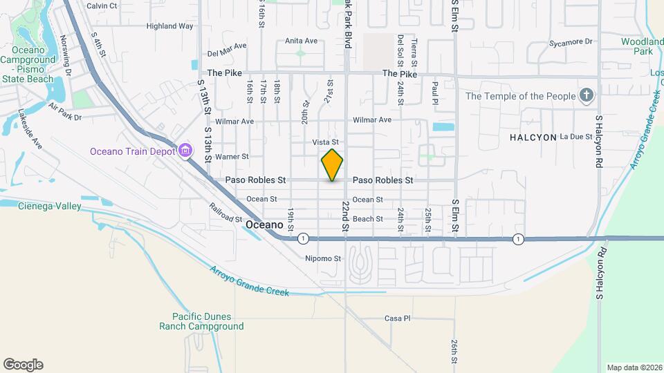 2150 Paso Robles St Mapa y Detalles de la Ubicación