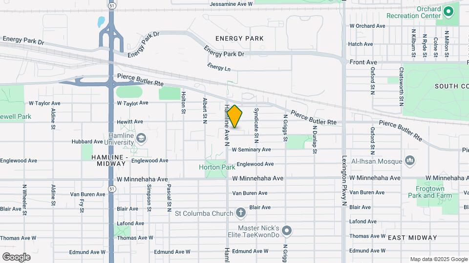 1327 Hubbard Ave Map and Location Details