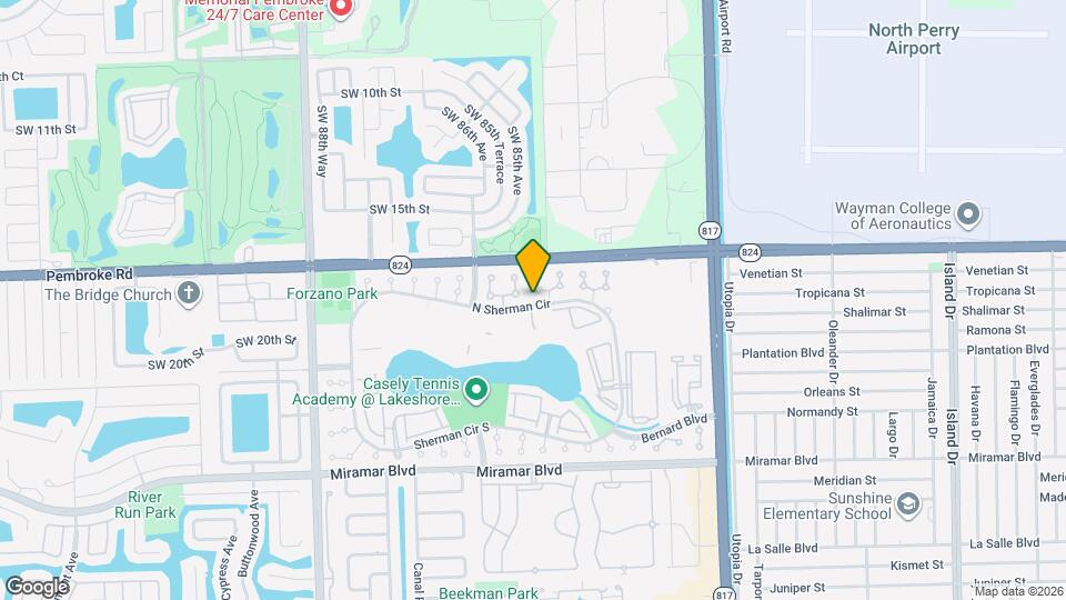 1780 SW 84th Ave Map and Location Details