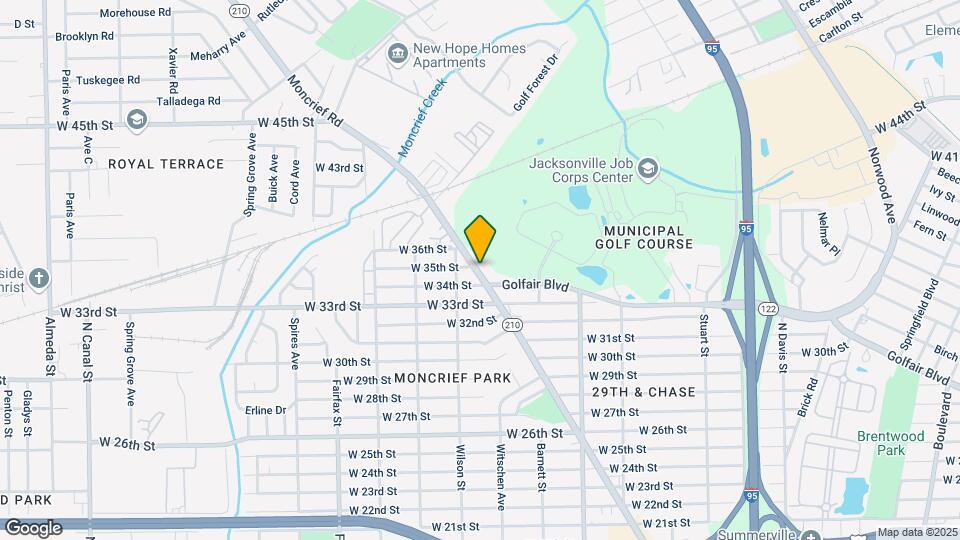 4419 Moncrief Rd Map and Location Details