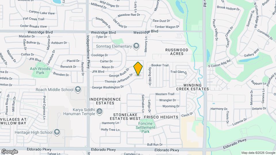 9512 George Washington Dr Map and Location Details