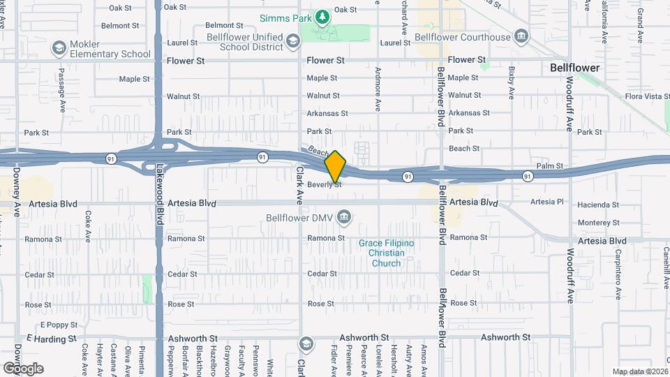 9458 Beverly St, Unit 2 Map and Location Details